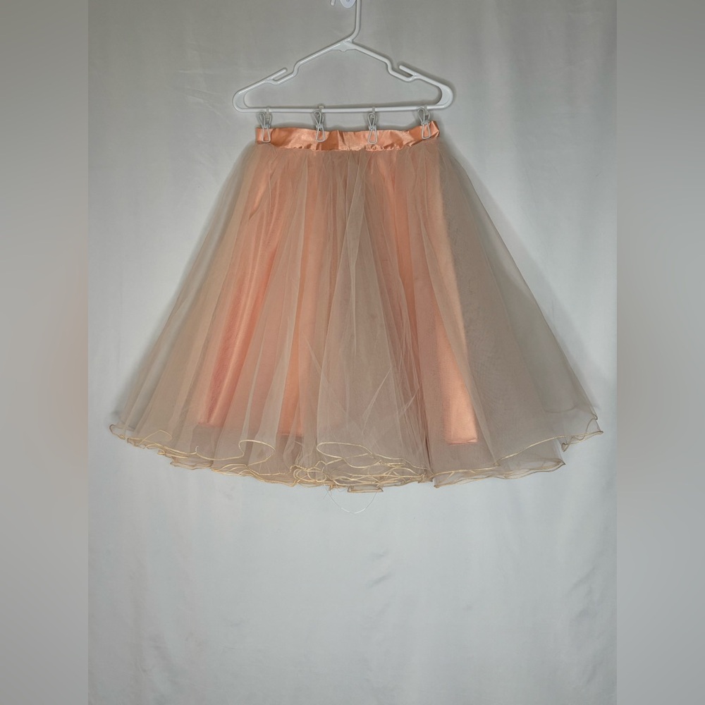Space 46 Boutique Peach Tulle Skirt